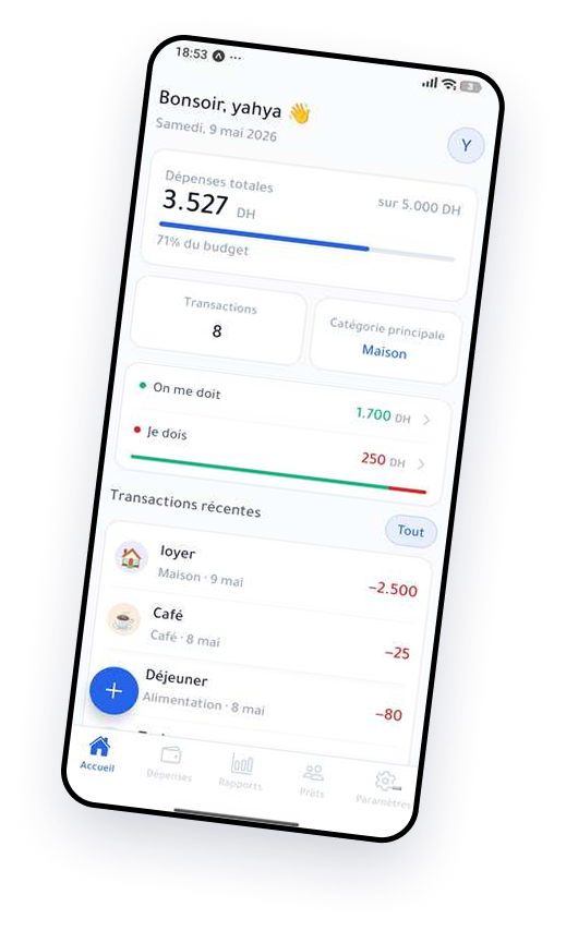 Aperçu de l'application Ssarf